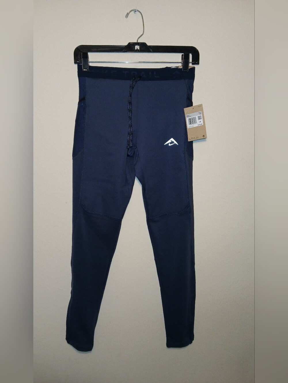 Nike Trail Lunar Ray Winterized Running Tights Blue Mens Sz XS FB8599-437